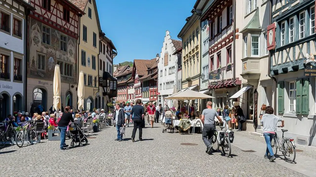 Stein am Rhein and Rhine Falls