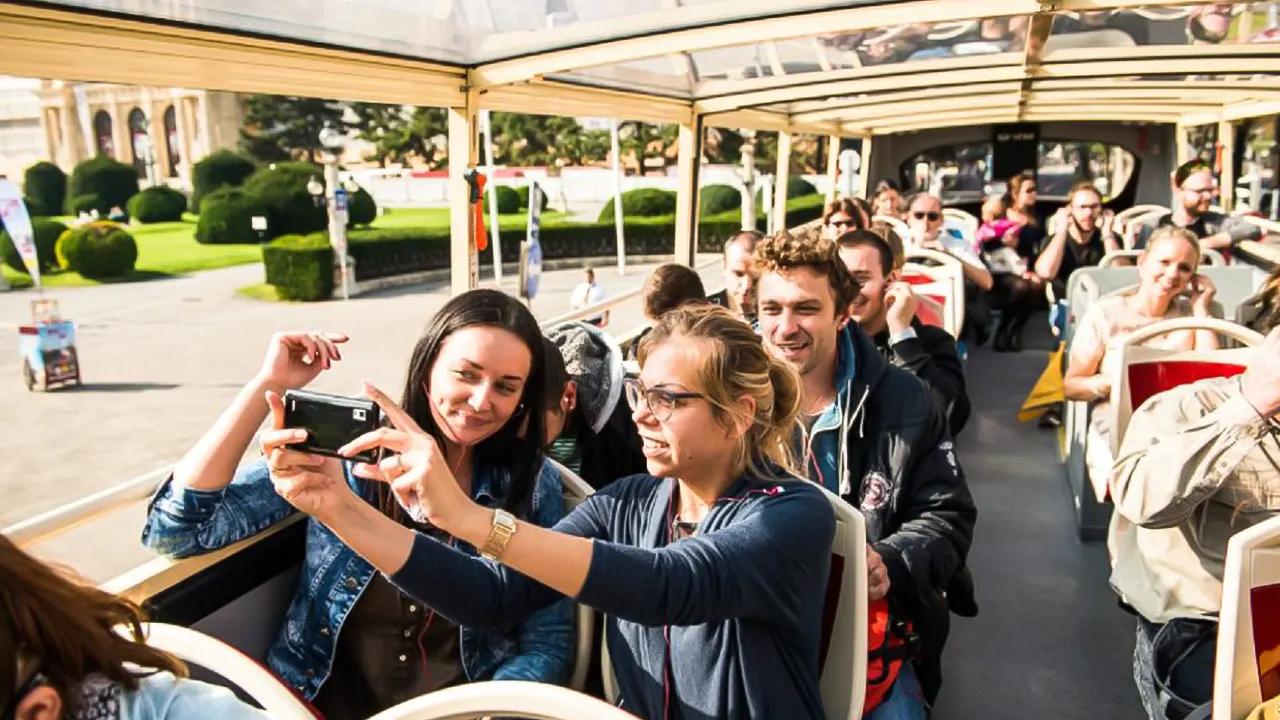 Hop - on hop-off bus for City Sightseeing