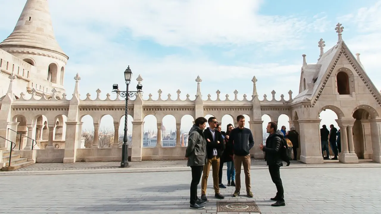 Walking tour of the Buda Castle area