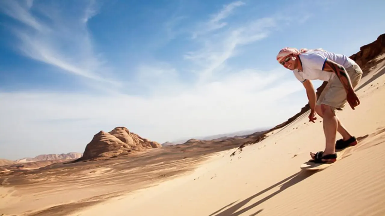 Desert and Sea Sports Excursion with Lunch