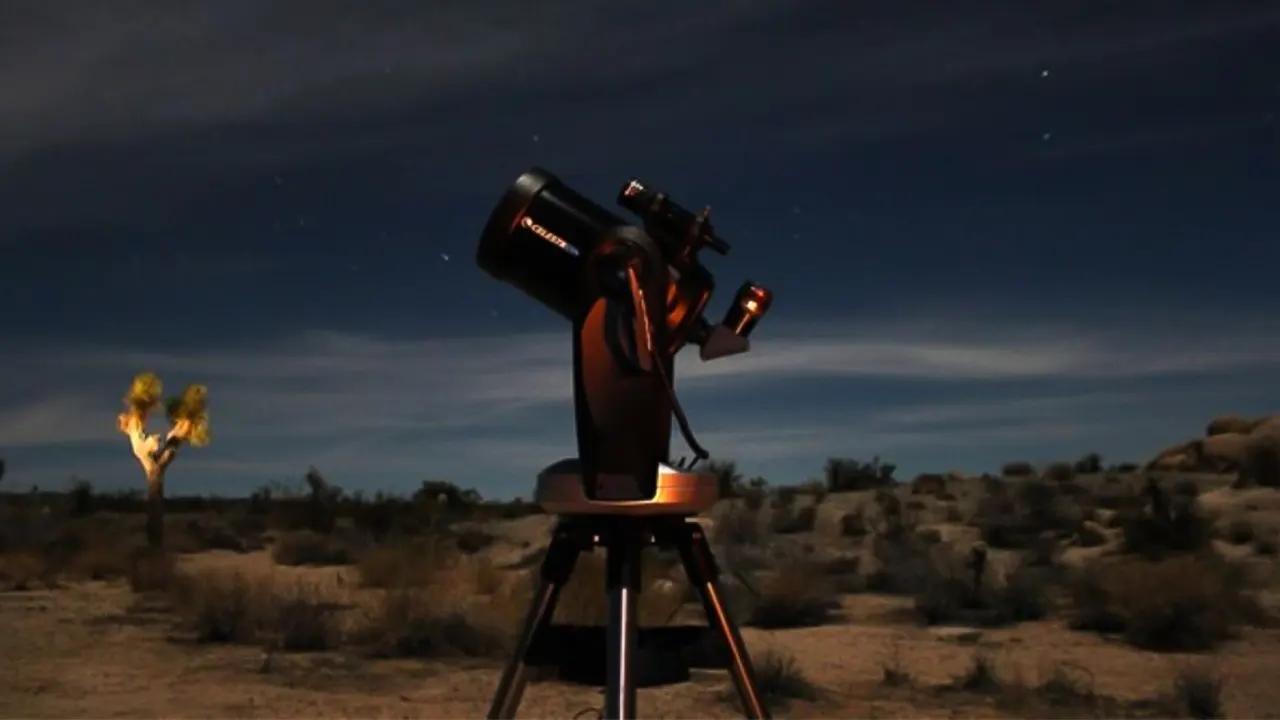 Stargazing in the desert grill