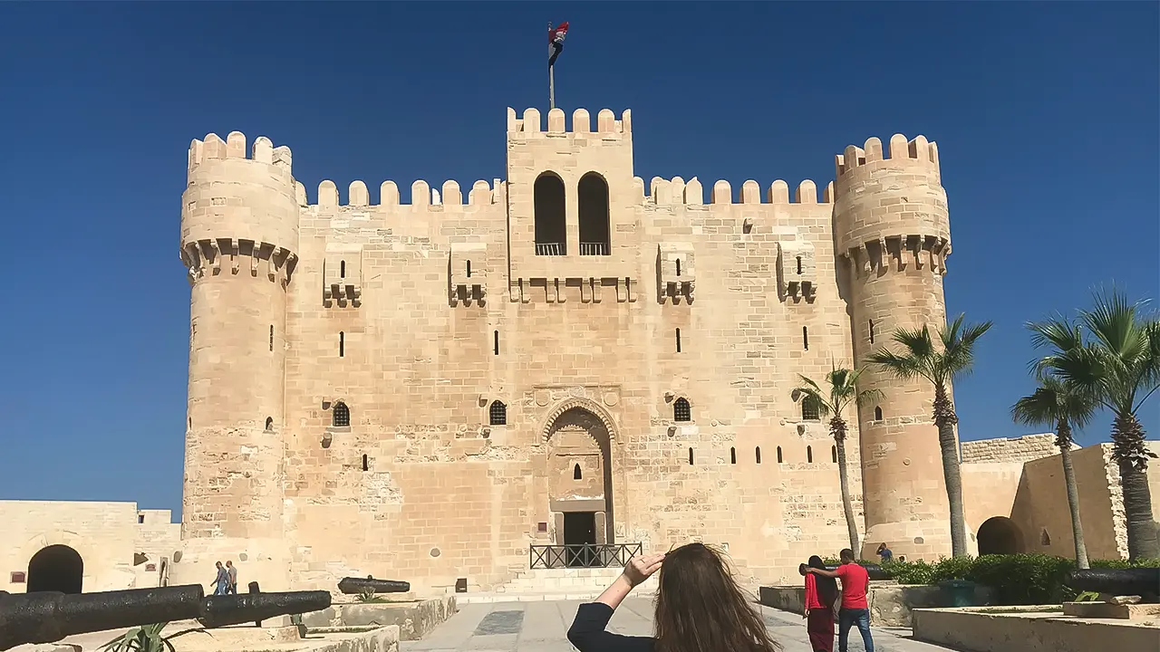 The ancient lighthouse of Alexandria