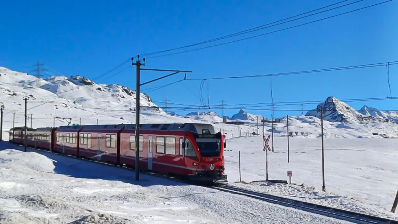 Bernina train & Moritz day trip