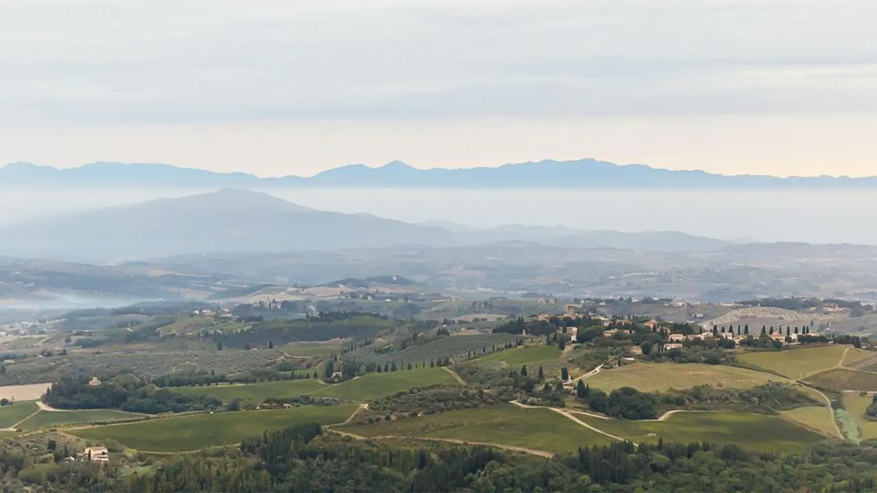 Balloon Flight Over Tuscany