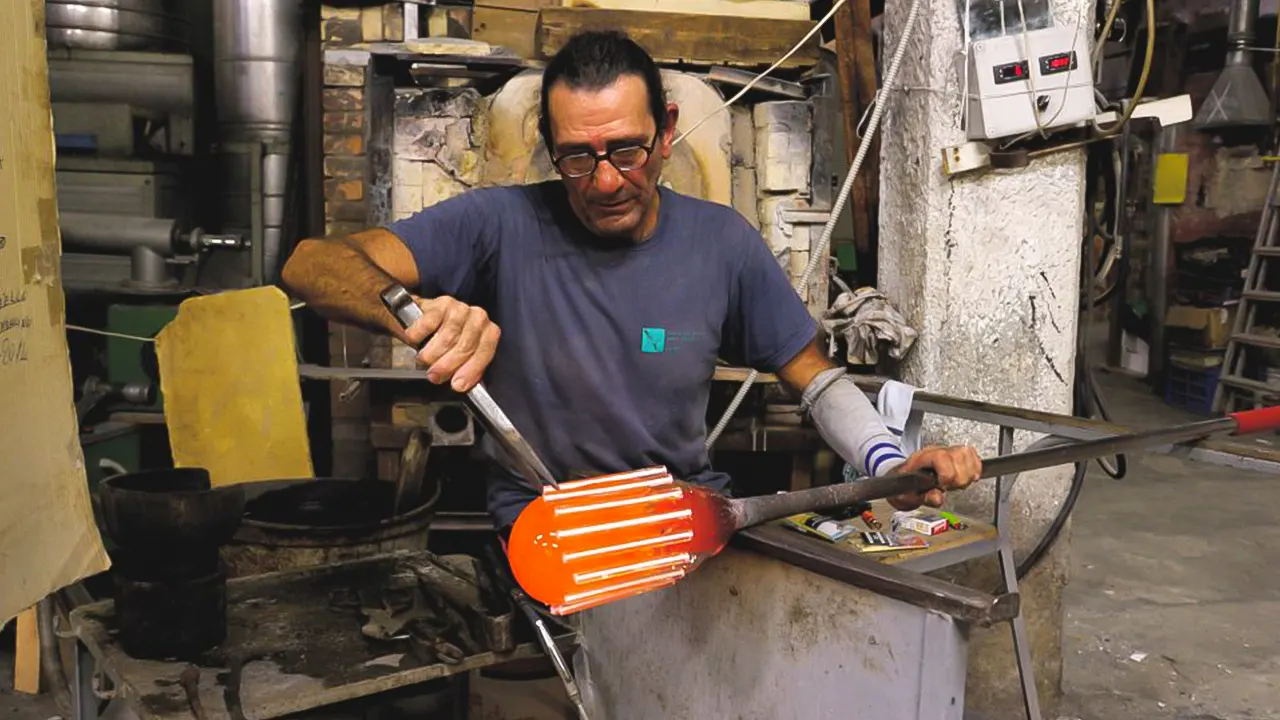 Glass Blowing Experience at Gino Mazzuccato Factory